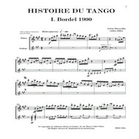 Пјацола: Хистоар Ду Танго И други Латински Класици За Флејта И Гитара Дует: Музика Минус Едно Флејта Издание