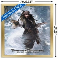 Дизни Пиратите Од Карибите: На Странец Плимата И Осеката-Џек Ѕид Постер, 14.725 22.375
