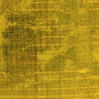 Ахгли Компанија Затворен Правоаголник Ориентални Жолти Индустриски Област Килими, 7'9'