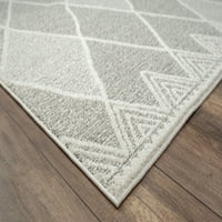 Обединети ткајачи на Америка Милана модерна современа геомтриска област килим, 7 '11 7' 11