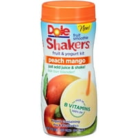 Dole Shakers Peach Mango Mango Smoothie Smoothie Fruit & Kit yogurtt, Оз