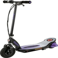 Јадро За Бричење Е Електричен Скутер Со Алуминиумска Палуба-Виолетова, за Возраст од 8+ и до фунти, 8 Пневматска Предна Гума,