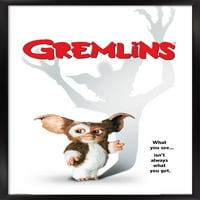 Gremlins - еден постер за wallидови, врамени 24 36