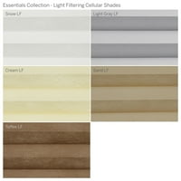 Колекција на Custom Essentials, безжична светлина за филтрирање на светлина, песок, 1 4 Ширина 72 Должина